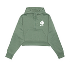Bao Bao Cropped Hoodie - Sage Green
