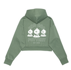 Bao Bao Cropped Hoodie - Sage Green